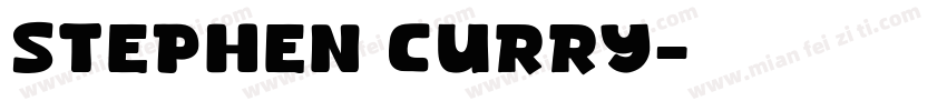 Stephen Curry字体转换